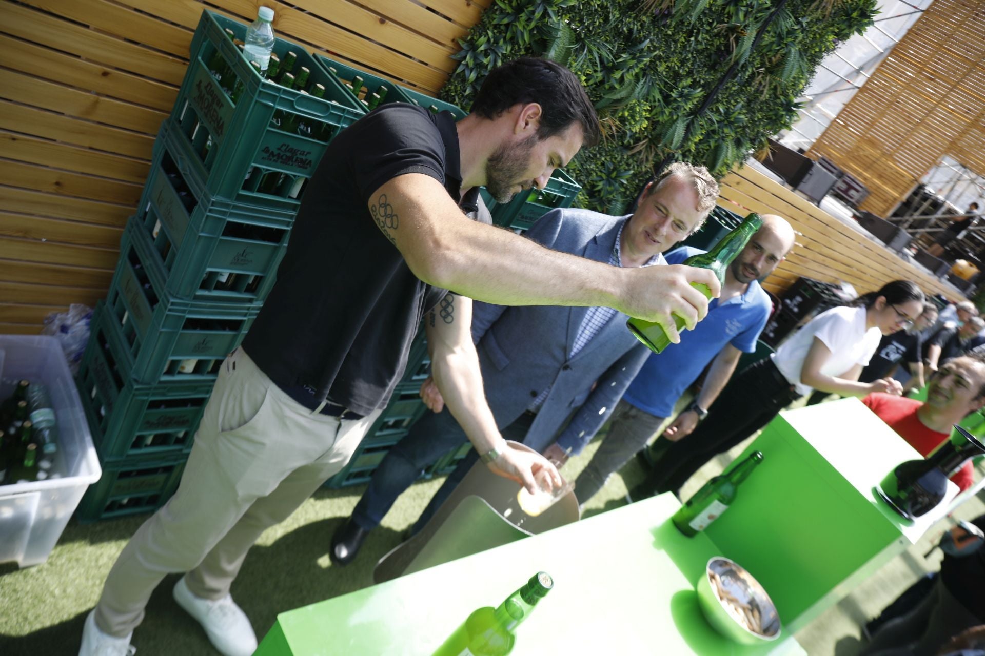 Un embajador olímpico para la Sidra de Asturias