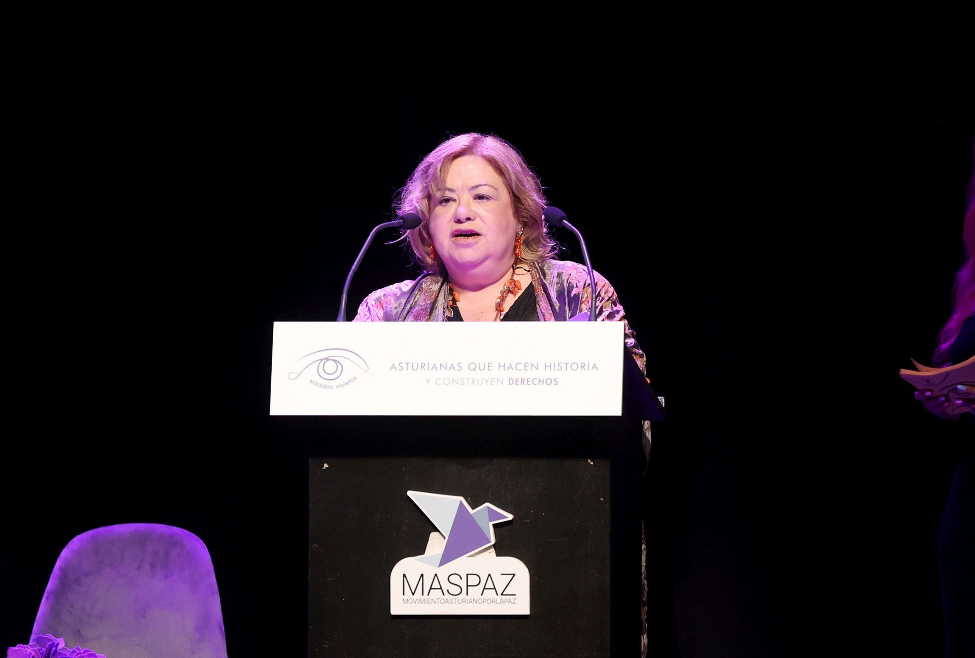 Entrega de premios Miradas Violetas
