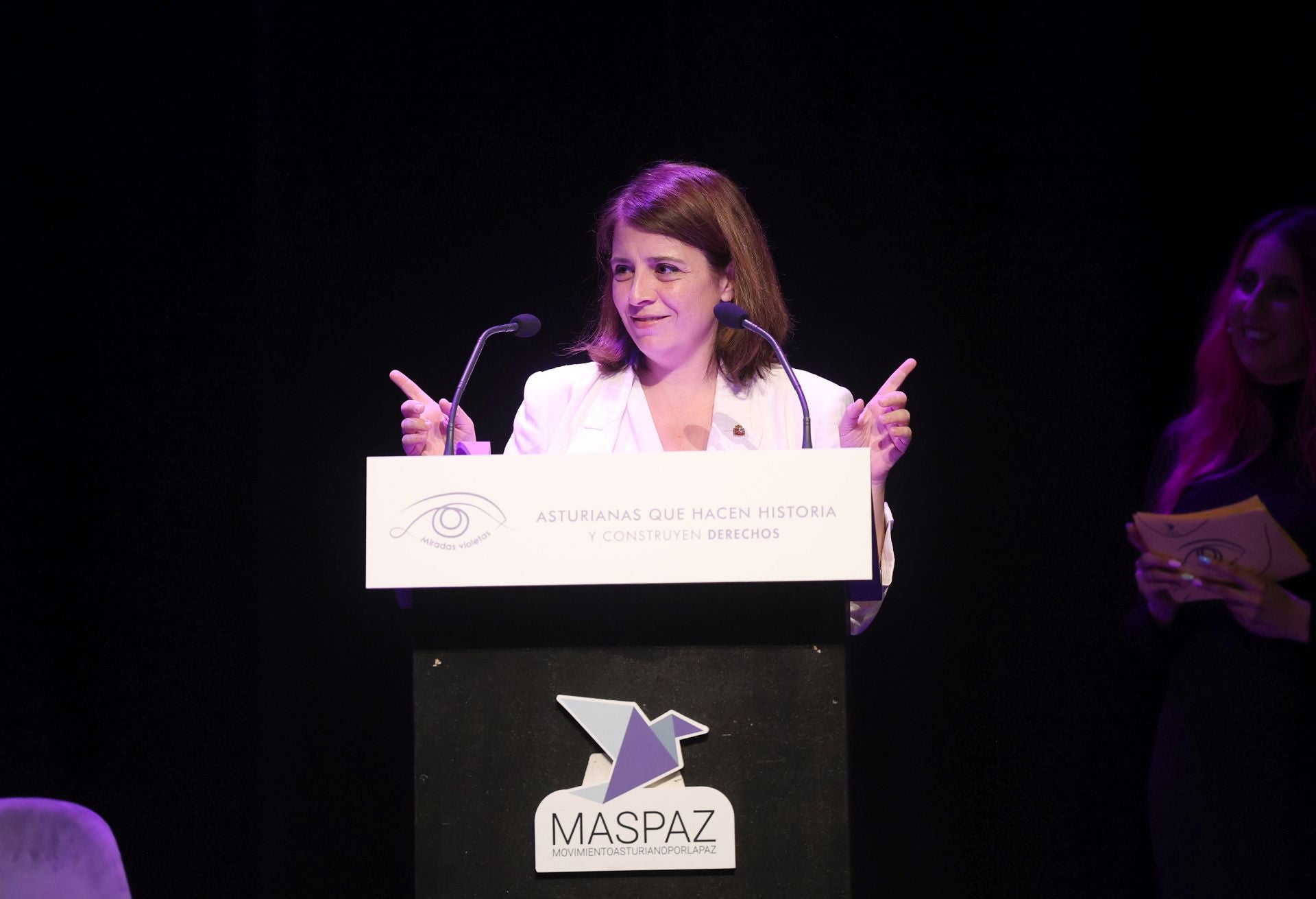Entrega de premios Miradas Violetas