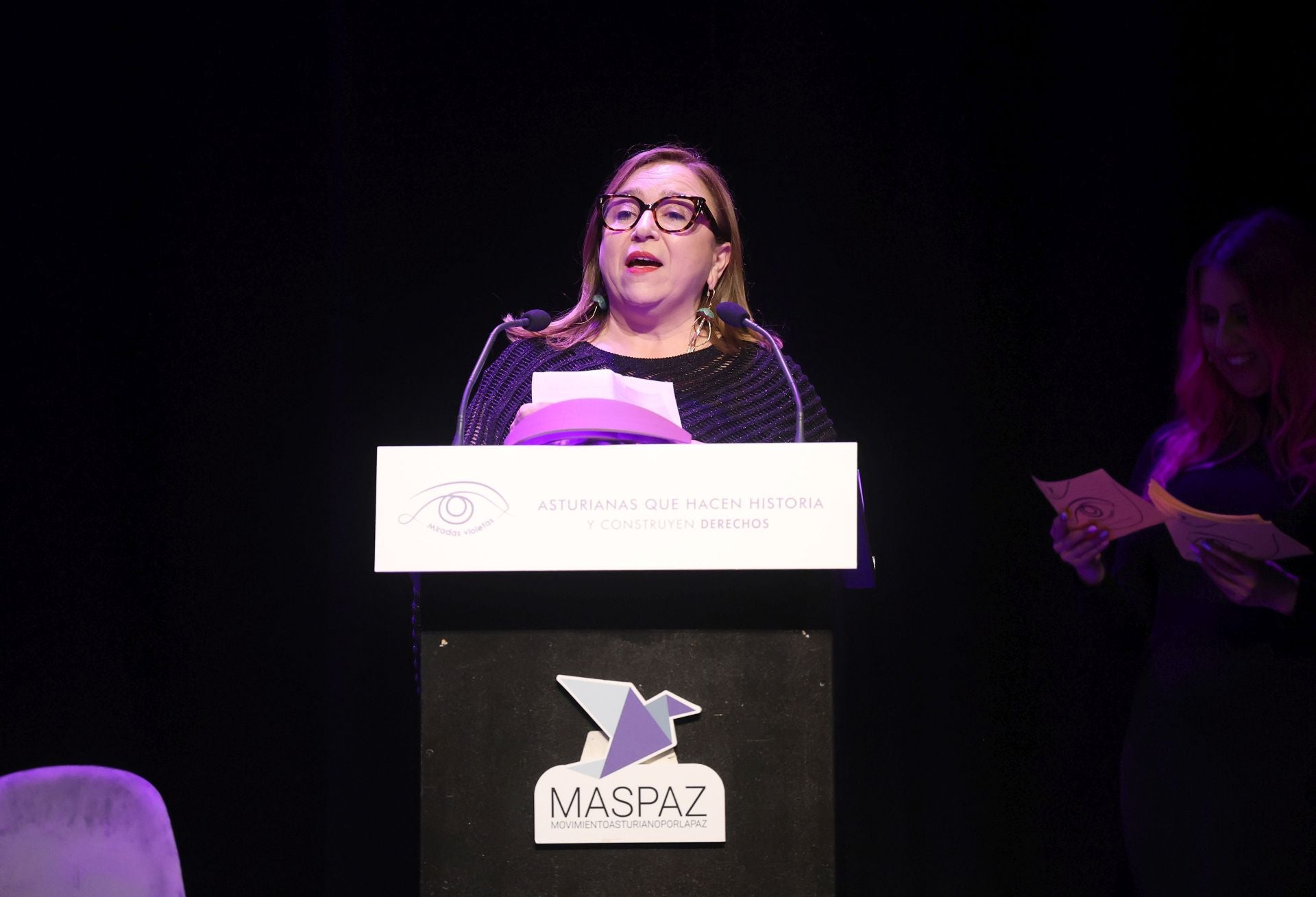 Entrega de premios Miradas Violetas