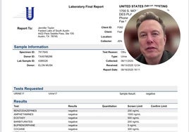 Se hace público el análisis de drogas de Elon Musk