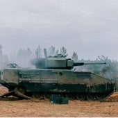 Vehículo de combate de infantería (IFV) Ascod, en Letonia.
