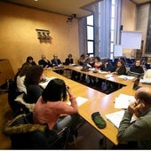 Una de las reuniones celebradas entre la Consejejería de Salud y los sindicatos sanitarios.