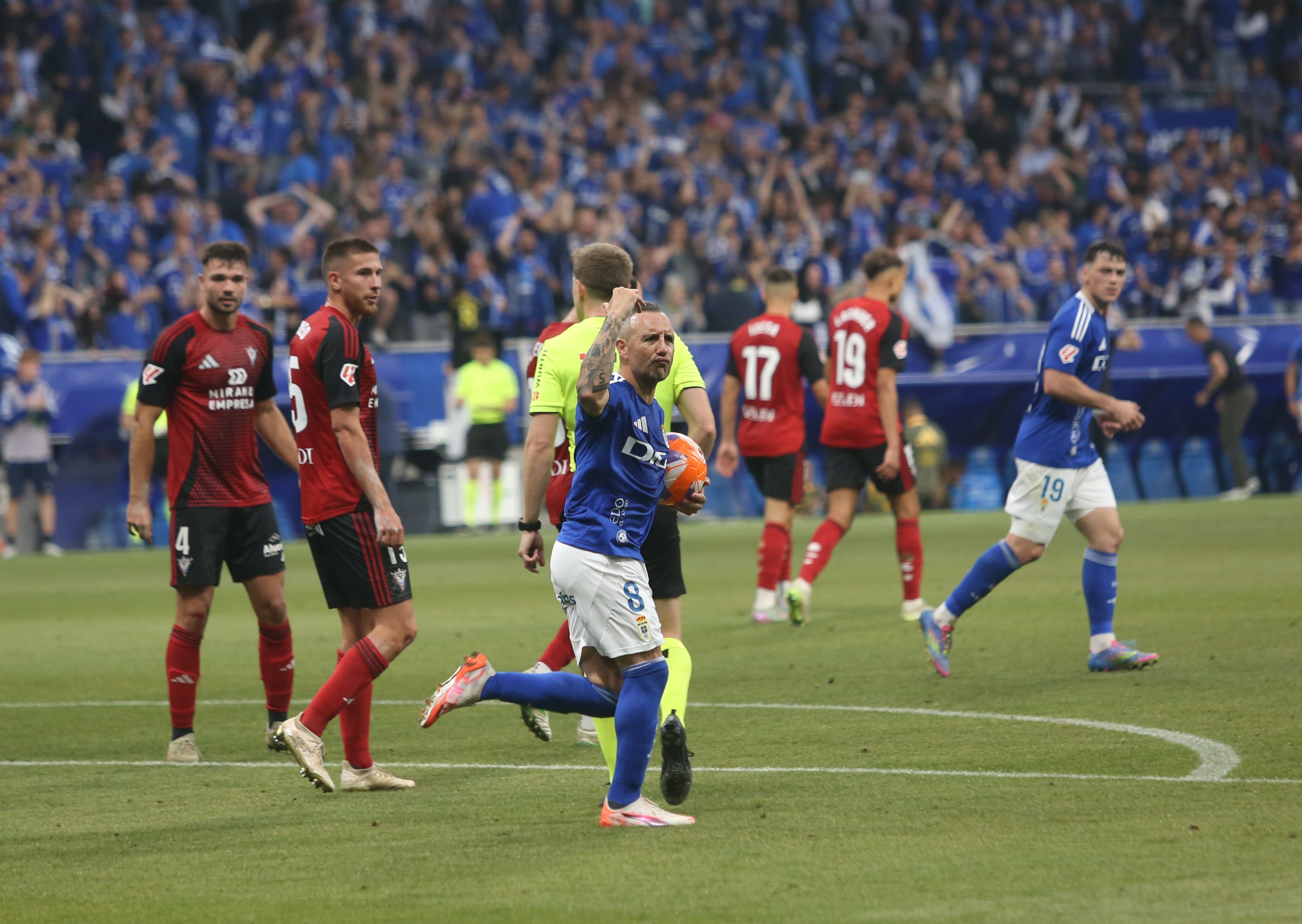 Real Oviedo - Mirandés: las mejores imágenes del partido