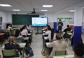 Examen de oposición para optar a una plaza de profesor de Secundaria.