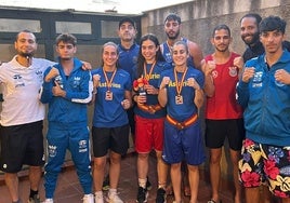 Representación asturiana en el Campeonato de España de boxeo.