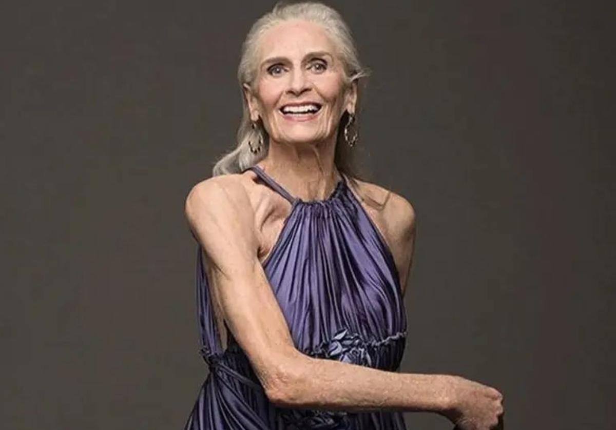 La modelo Daphne Selfe de 96 años