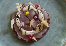 Tartar de bonito de Casa Marcial.