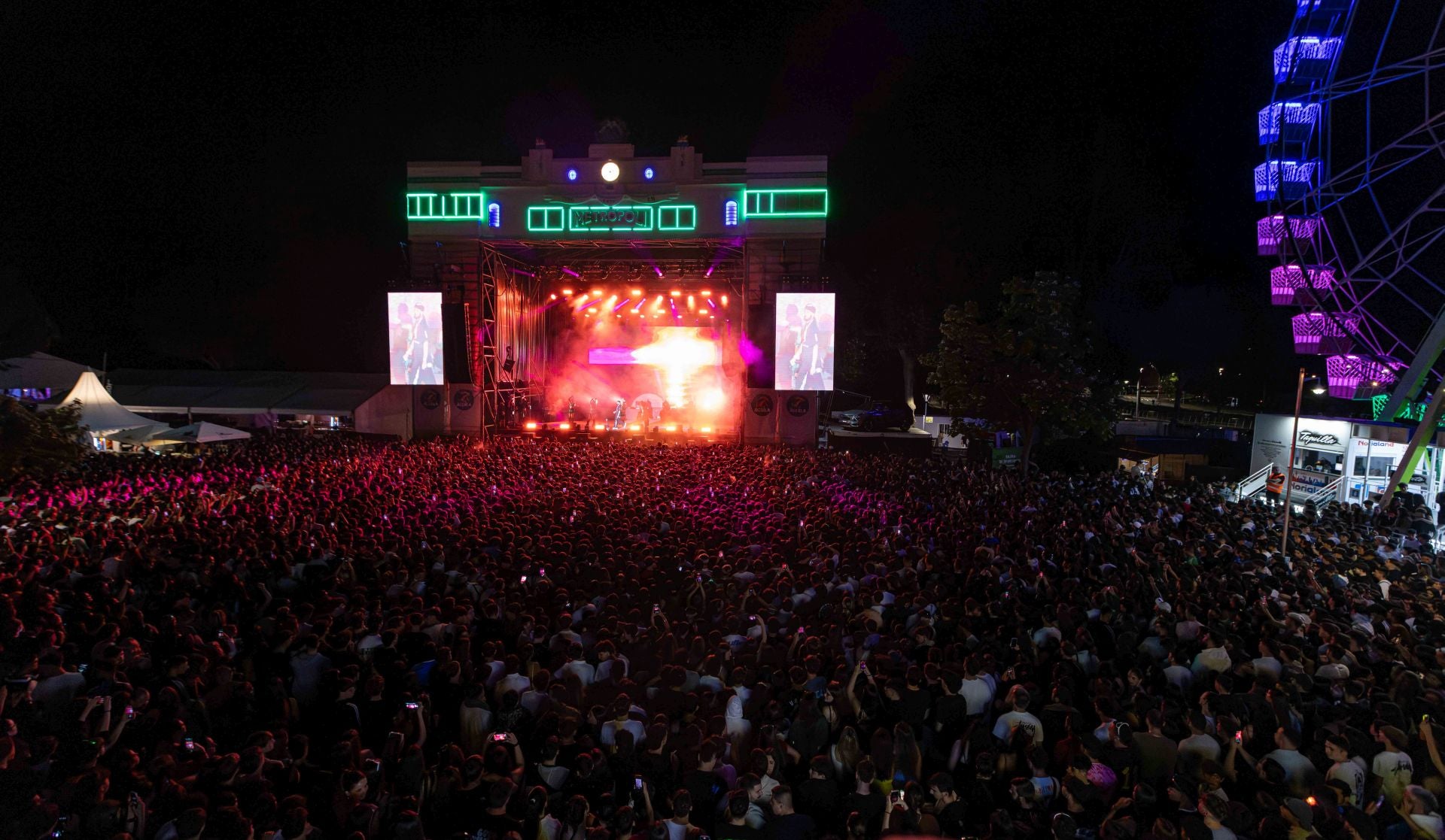 Imágen de una de los conciertos de Metrópoli durante una edición anterior del festival.