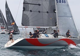Momento de la salida de la prueba de la XXVII Regata Universidad de Oviedo.