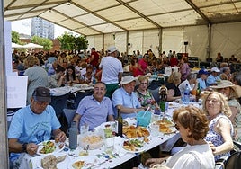 Un total de 507 vecinos participaron en la comida vecinal de las fiestas populares de El Polígono.