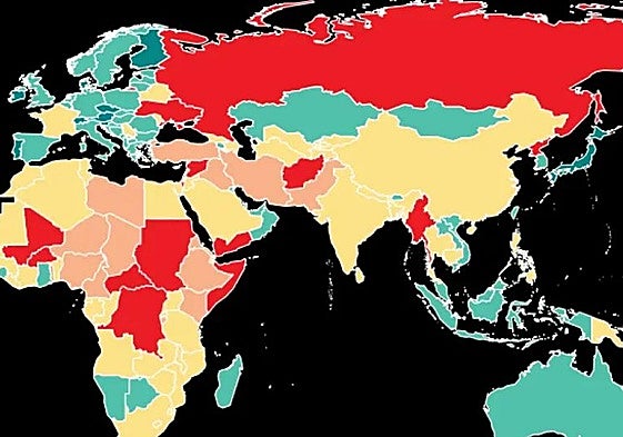 Cuáles son los países más seguros del mundo, según el Indice de Paz Global de 2025