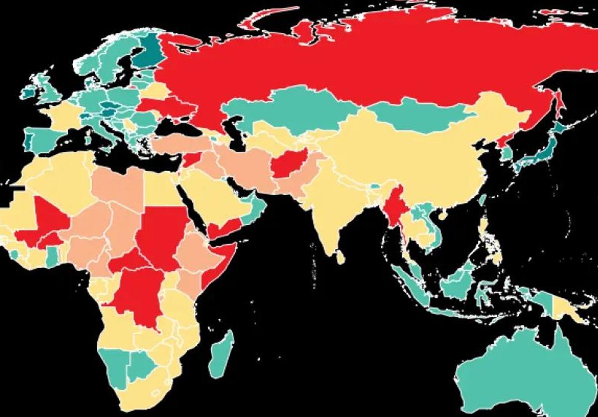 Cuáles son los países más seguros del mundo, según el Indice de Paz Global de 2025