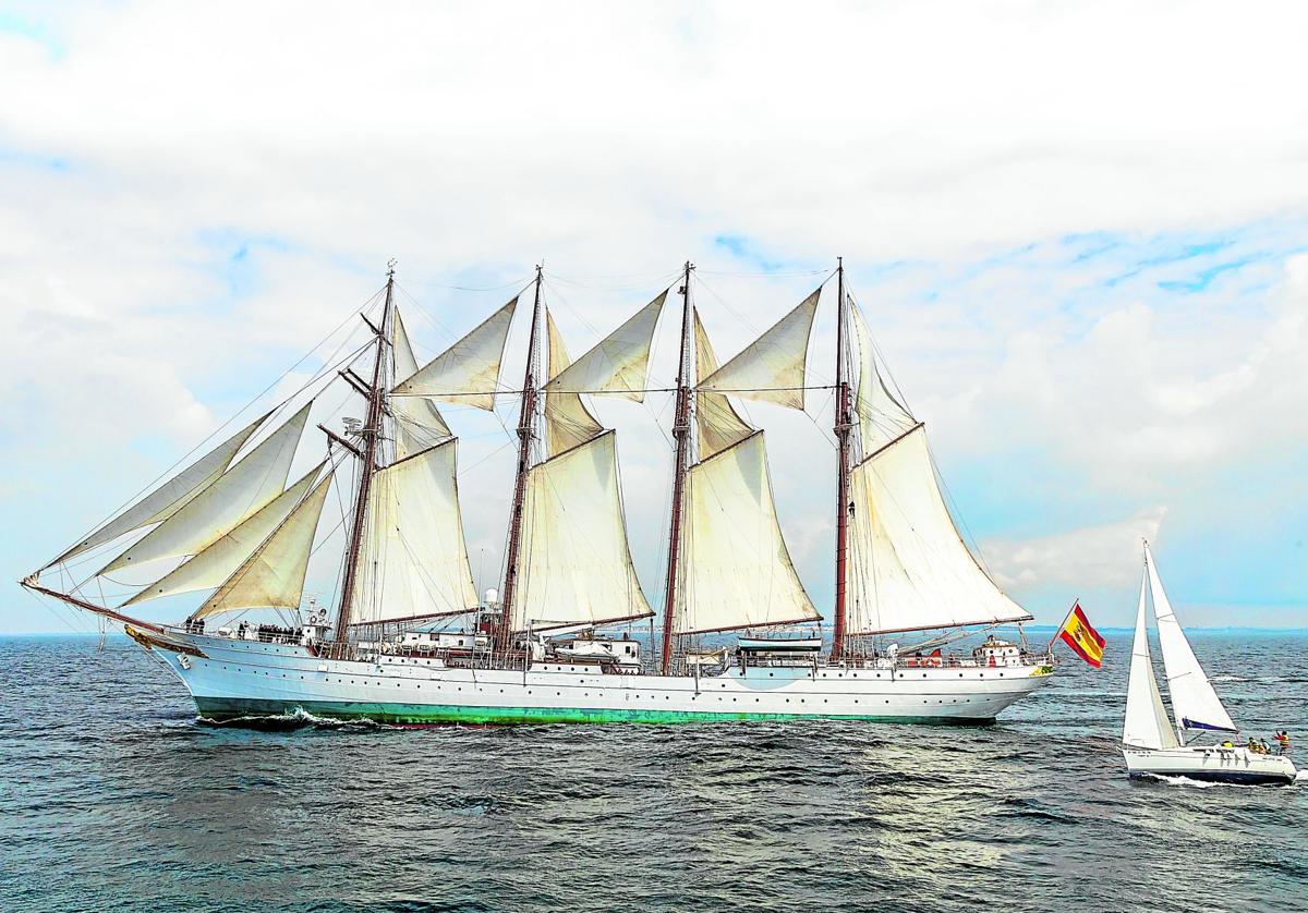 El 'Juan Sebastián de Elcano', un buque de casi cien años