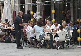 Terrazas hosteleras en Avilés.