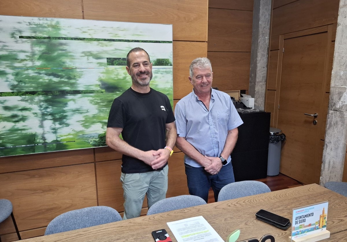 El alcalde Ángel García y el concejal Raimundo Díaz