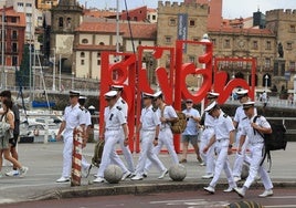 Gijón recibe a la Princesa Leonor y al 'Elcano': un día para la historia contado en imágenes