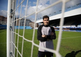 Javi Mecerreyes, en el Suárez Puerta.