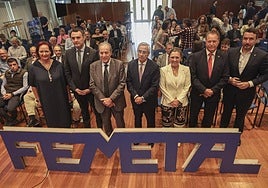 El presidente de Femetal, Antonio Fernández-Escandón, en el centro de la imagen.