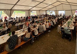 Más de 300 vecinos, este sábado, en la corderada de las fiestas patronales de Porceyo