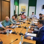 Reunión de la junta rectora del Instituto Asturiano de Prevención de Riesgos Laborales.
