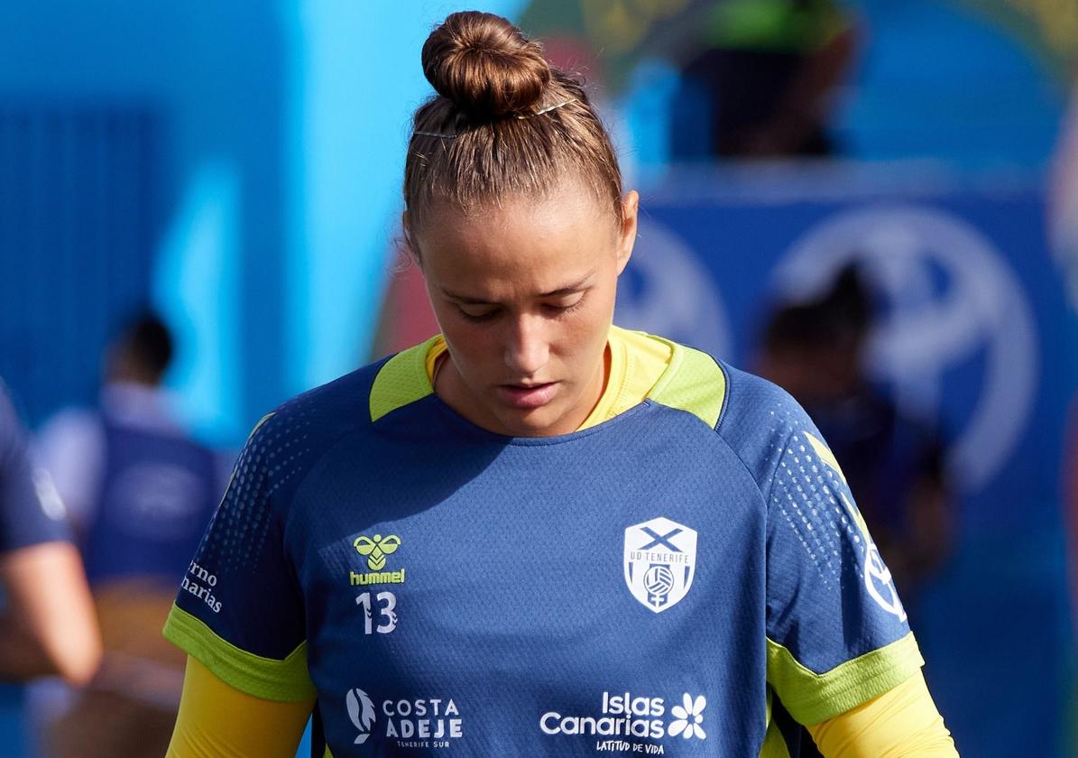 Cheza, la temporada pasada con la camiseta del UD Tenerife.