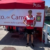 Diego Gutiérrez, tras ganar en Candás.