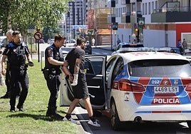 La Policía detiene al joven que protagonizó una espectacular huida por la avenida de la Constitución.