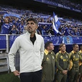 Veljko Paunovic, en el banquillo del Tartiere.