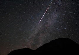 Lluvia de estrellas.