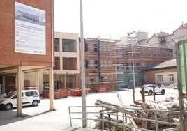 Estado actual de los trabajos de rehabilitación integral del colegio Los Campos.