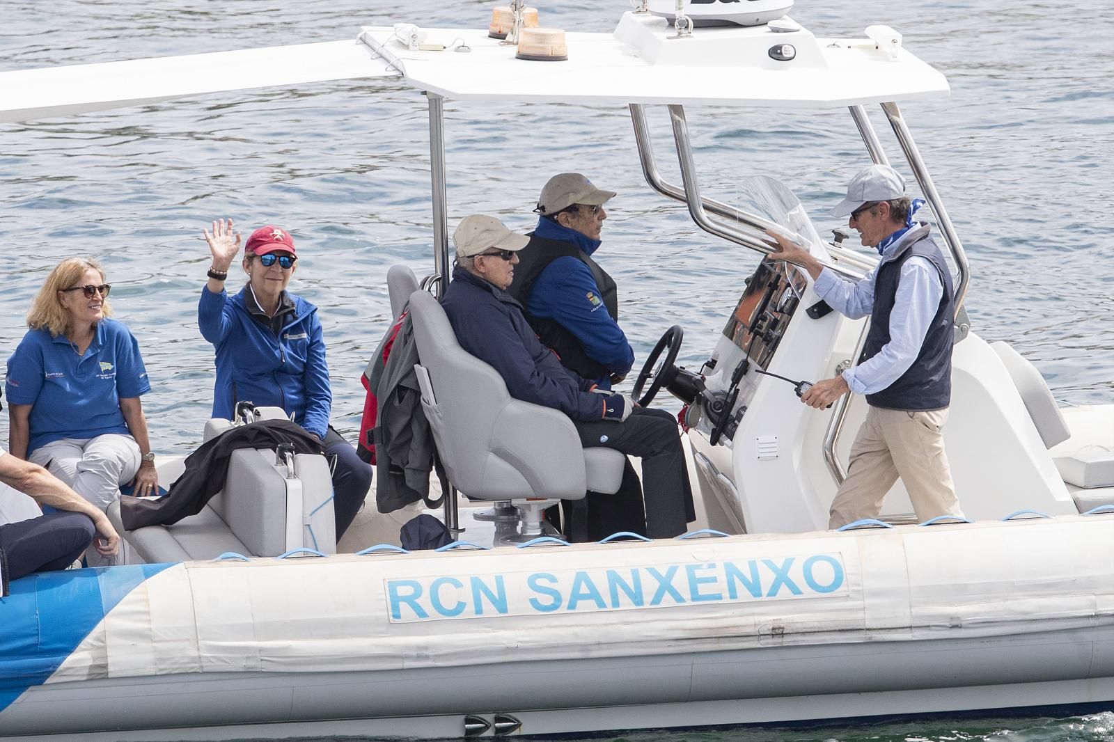 El rey emérito Juan Carlos I, de nuevo en Sanxenxo