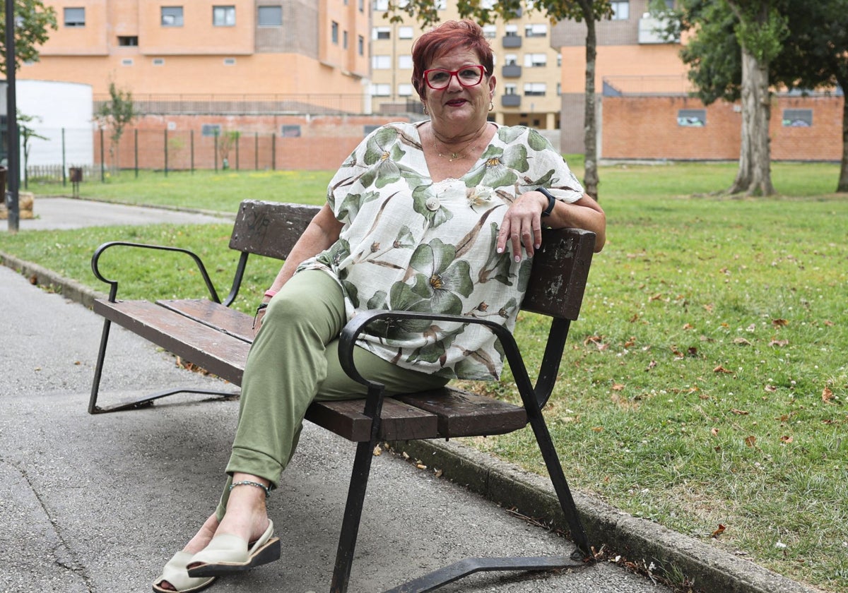 La alcaldesa de barrio de La Corredoria, Maite Orozco.