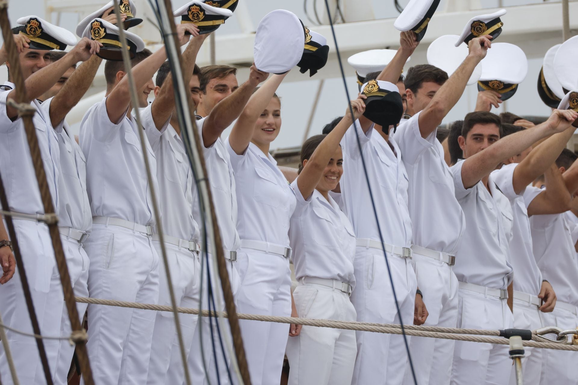 Fotos: la Princesa Leonor termina su formación en el Juan Sebastián de &#039;Elcano&#039;