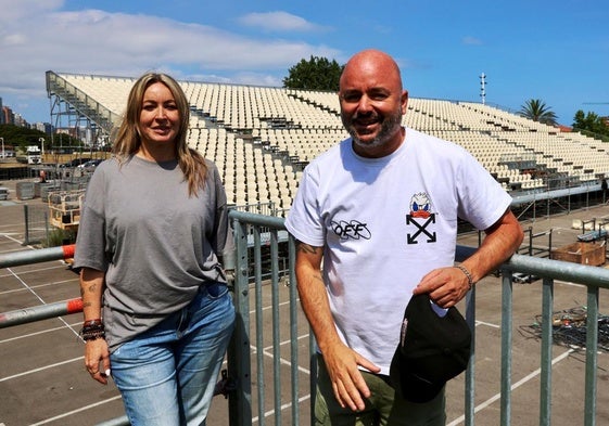 Suca García y Marino González organizadores del Boombastic. La foto es de Damián Arienza
