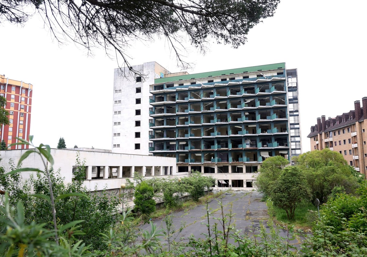 El edificio de Silicosis, en el viejo HUCA.