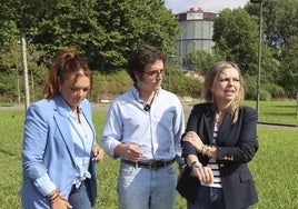 Carolina López, José María Figaredo y Arancha Martínez Riola.