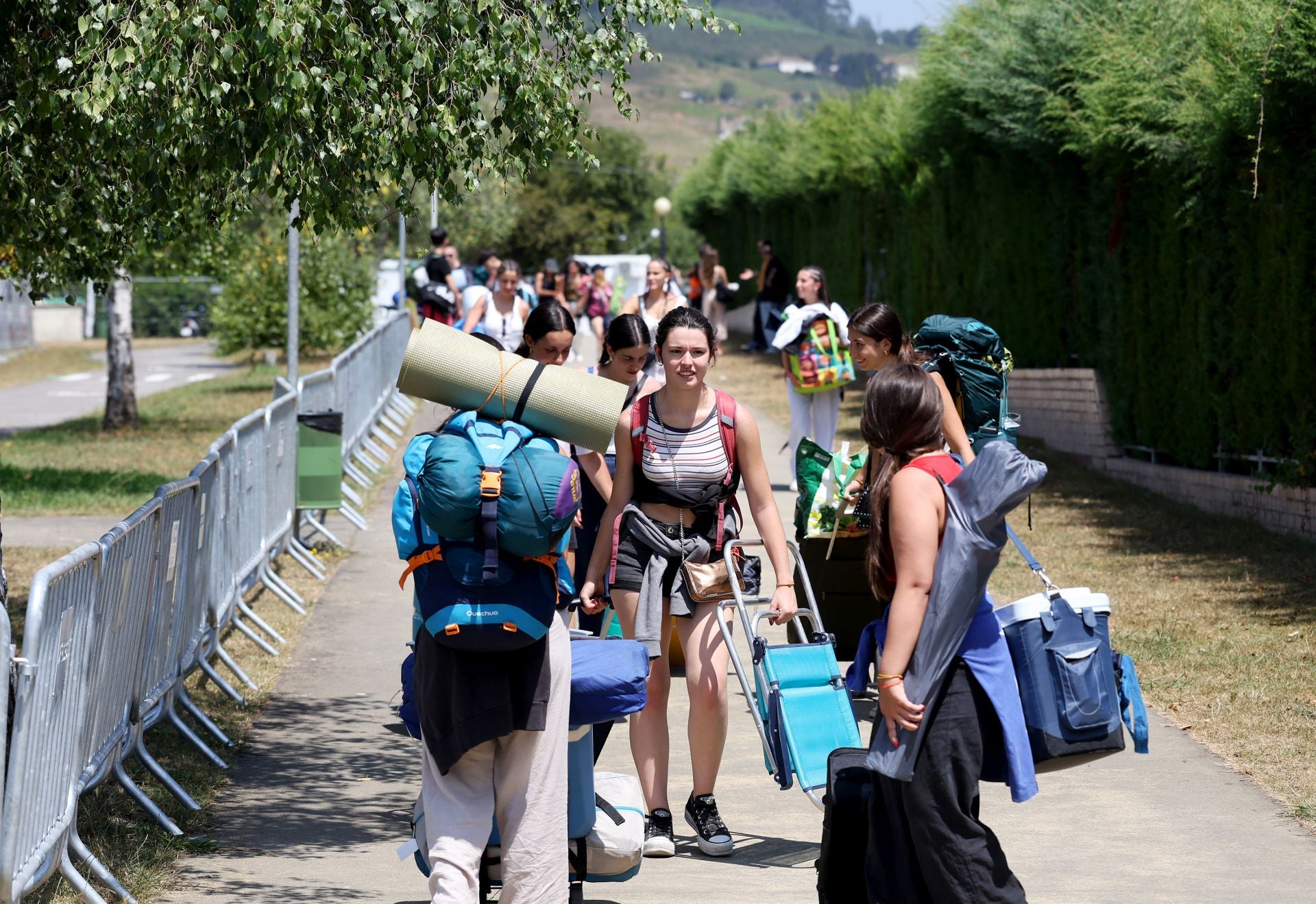 Ya huele a Boombastic Asturias: llegan a Llanera los primeros campistas