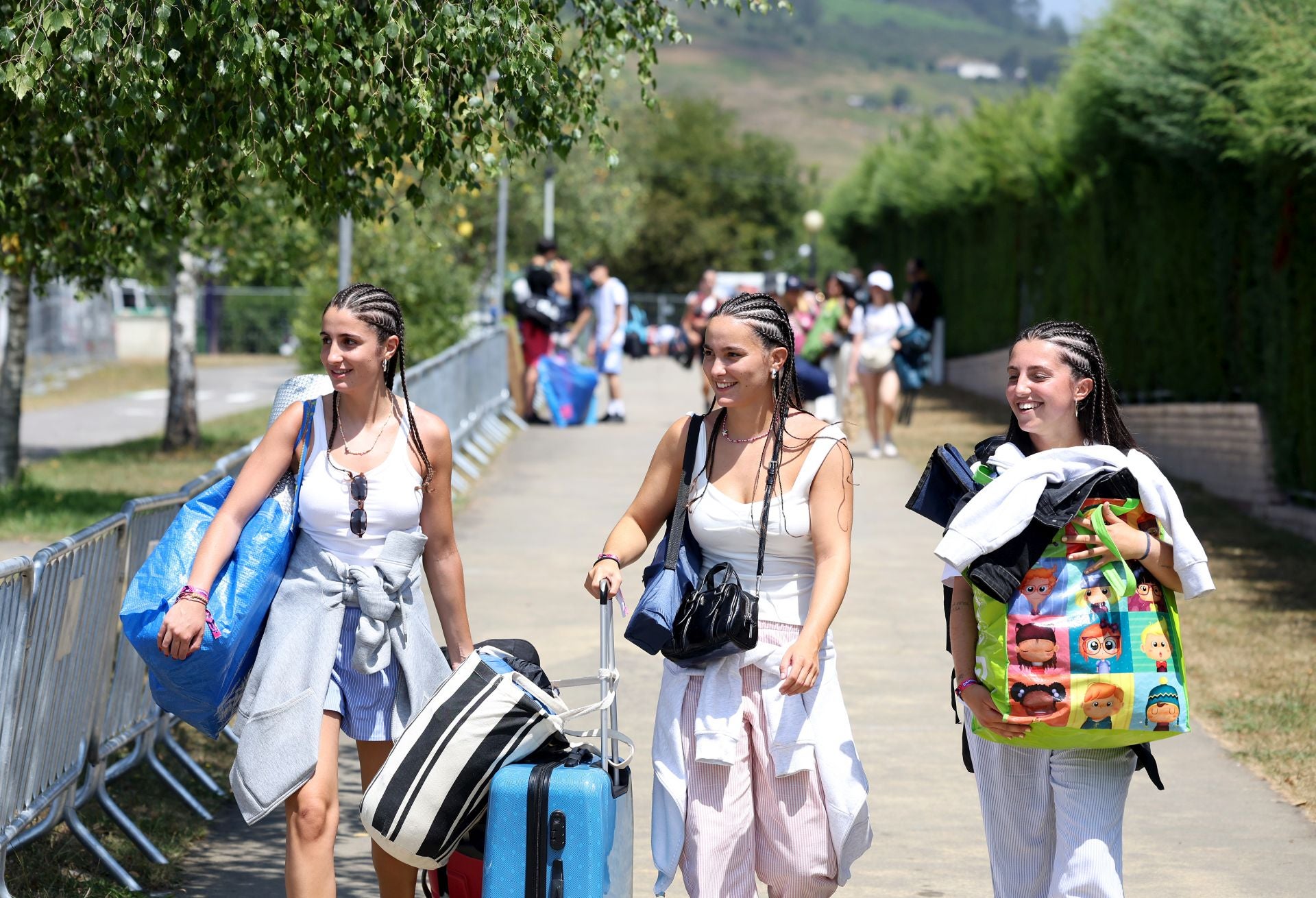 Ya huele a Boombastic Asturias: llegan a Llanera los primeros campistas