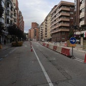 Las obras de la avenida de Galicia.