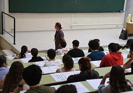 Examen de la PAU en su convocatoria de junio.
