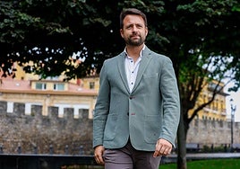 El presidente del PP de Asturias, Álvaro Queipo, en Gijón.