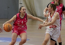 Imagen de un partido del Aceites Abril Adba Sanfer la pasada temporada.