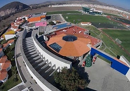 Vista parcial de la ciudad deportiva construida por Pachuca en México.