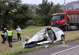 Estado del coche en el que viajaba la víctima.