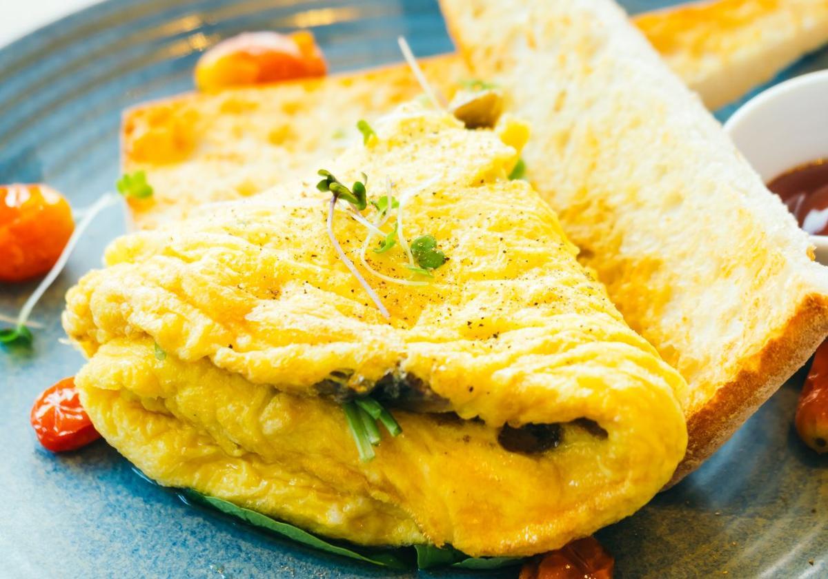 Una tortilla francesa.