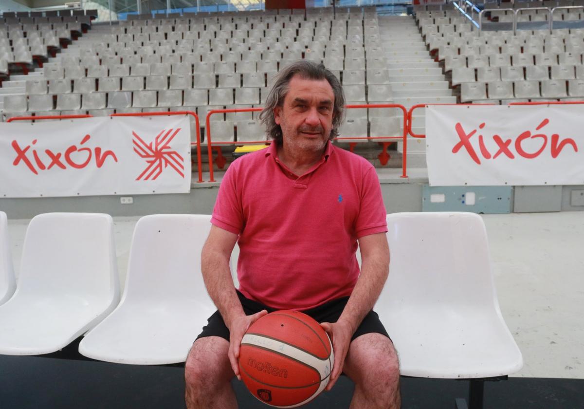 Nacho Galán, en el Palacio de Deportes.