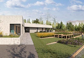 Infografía de como se proyecta que sea el nuevo centro ocupacional para personas adultas con discapacidad de Avilés.