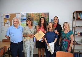 Pablo Sánchez, Lourdes Campillo, Rita Navalho, Covadonga Díaz, Maribel Saén y Paloma Ibáñez.