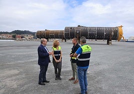 Santiago Rodríguez Vega, Olga Sánchez, Eduardo Rodríguez y Juan Pantiga.